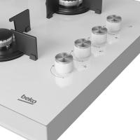 Beko BSTOC 827 B Beyaz Cam Set Üstü Ocak